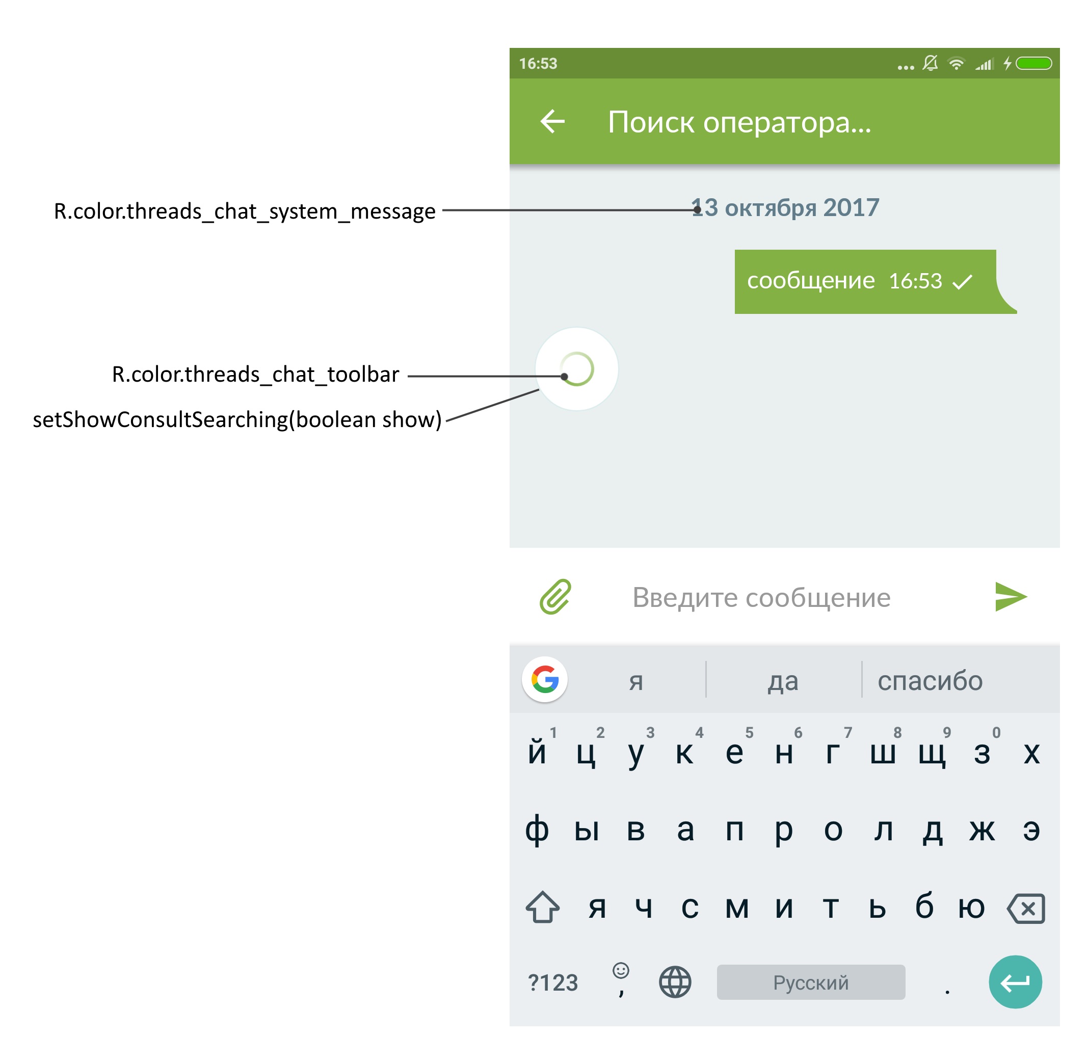 Схема настроек